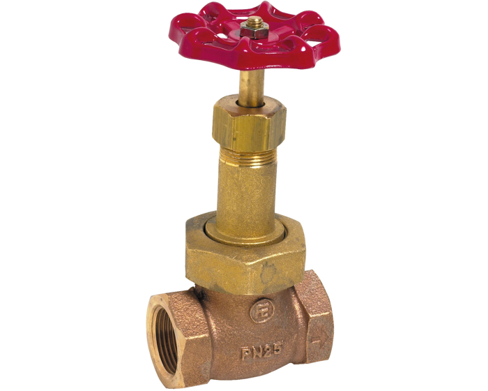 Bronze globe valve 451 metal-metal tightness PN25 1/4''